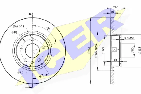 Brake Disc (78BD8567-2)
