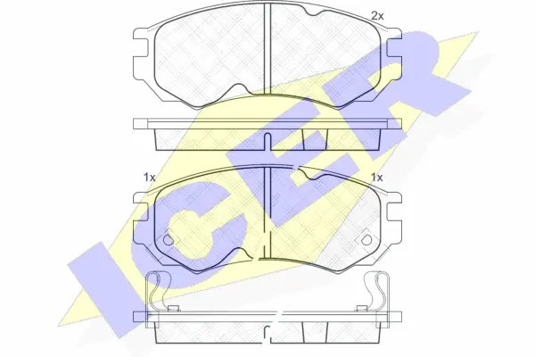 Brake Pad Set, disc brake (181106)