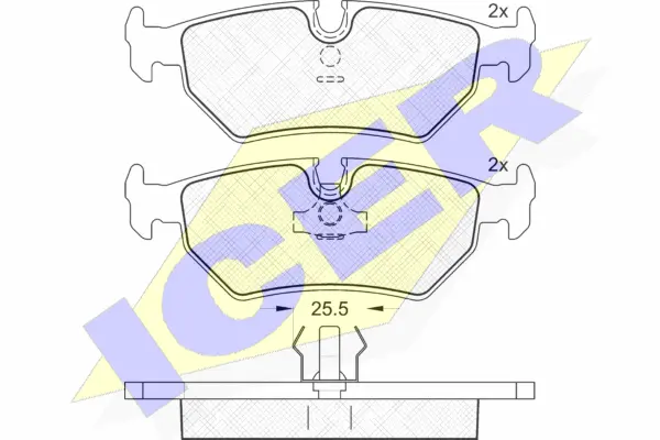 Brake Pad Set, disc brake (181214)