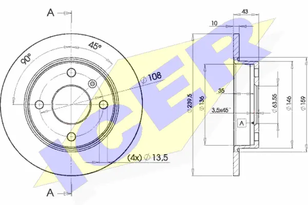 Brake Disc (78BD1062-2)