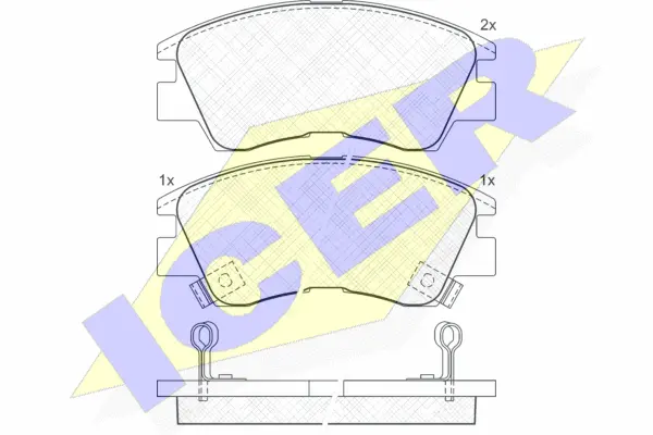 Brake Pad Set, disc brake (140701)