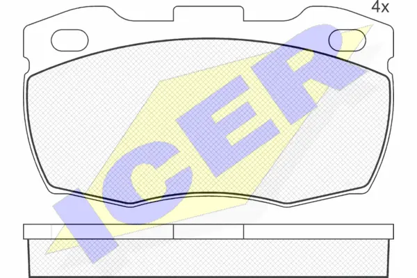 Brake Pad Set, disc brake (141089)