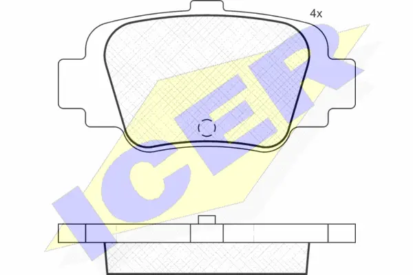 Brake Pad Set, disc brake (181840)