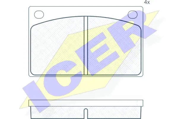 Brake Pad Set, disc brake (180088)