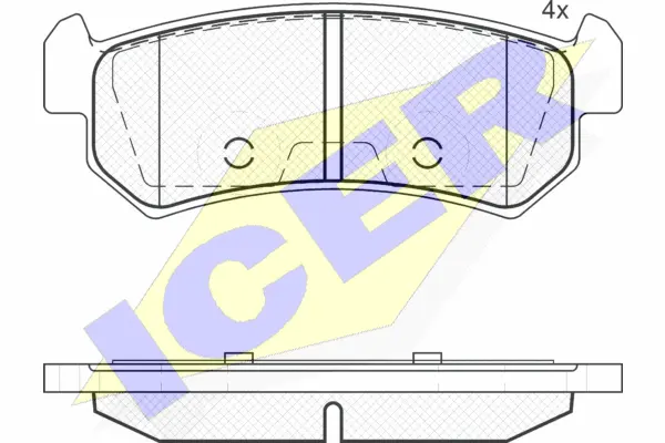 Brake Pad Set, disc brake (181727)