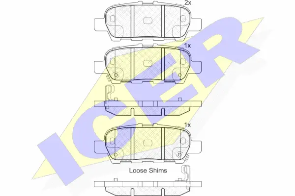 Brake Pad Set, disc brake (181901-203)