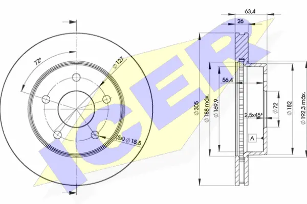 Brake Disc (78BD5117-2)