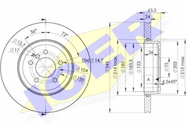 Brake Disc (78BD3403-2)