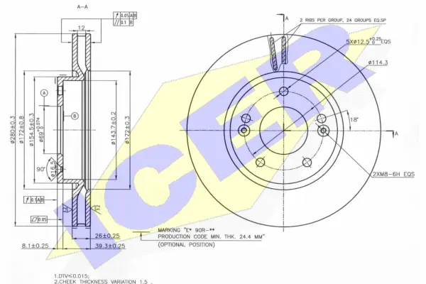 Brake Disc (78BD5158-2)