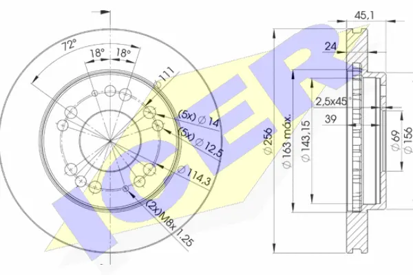 Brake Disc (78BD8110-2)