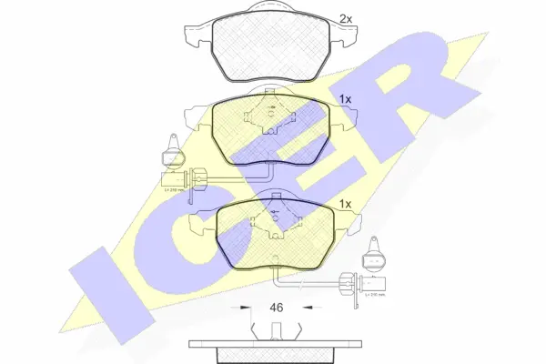 Brake Pad Set, disc brake (181331)