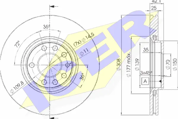 Brake Disc (78BD9061-2)