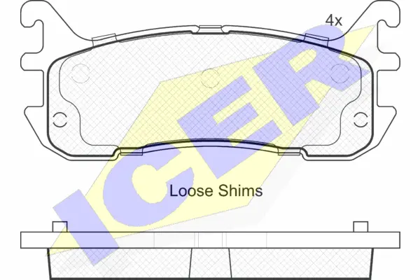 Brake Pad Set, disc brake (181819-204)