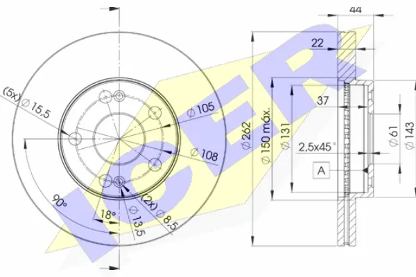 Brake Disc (78BD2233-2)