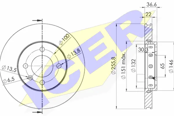 Brake Disc (78BD9614-2)