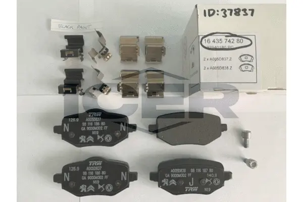 Brake Pad Set, disc brake (182418)