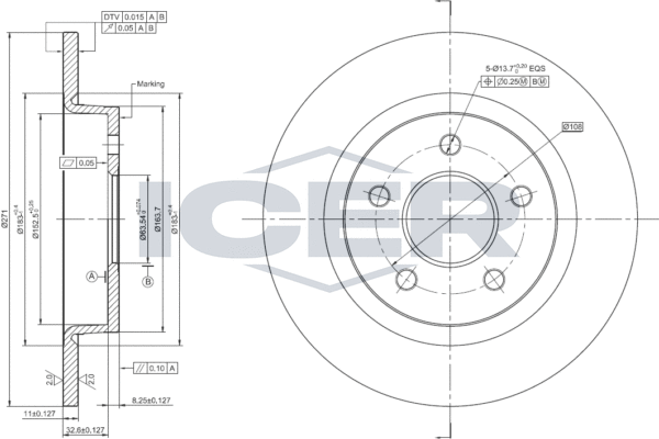 Brake Disc (78BD3964-2)