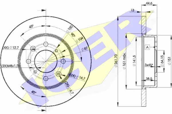 Brake Disc (78BD0841-2)