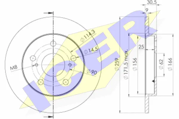 Brake Disc (78BD2889-2)