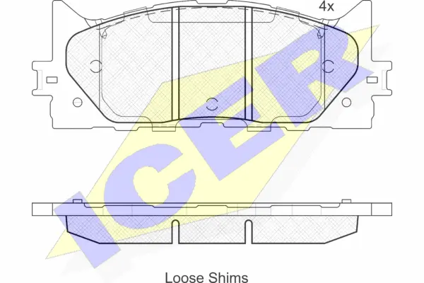 Brake Pad Set, disc brake (181764)