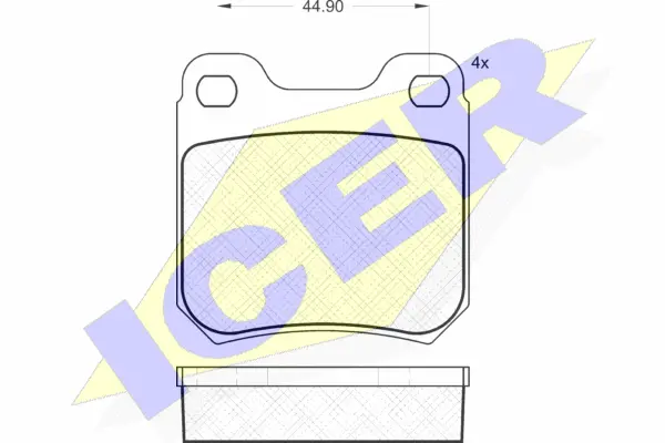 Brake Pad Set, disc brake (181299)