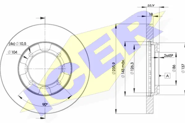 Brake Disc (78BD8735-2)