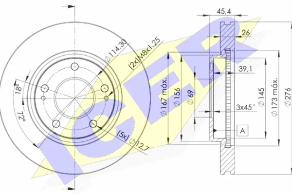Brake Disc (78BD5399-2)