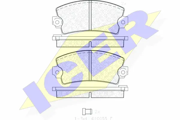 Brake Pad Set, disc brake (180102)