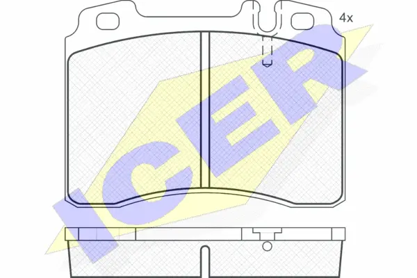 Brake Pad Set, disc brake (180861)