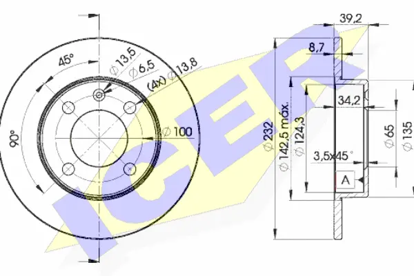 Brake Disc (78BD5608-2)