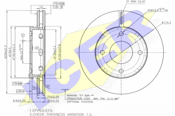 Brake Disc (78BD7036-2)