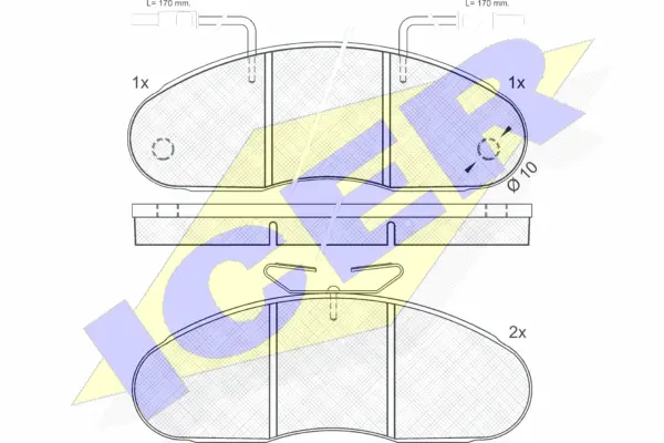 Brake Pad Set, disc brake (140561)
