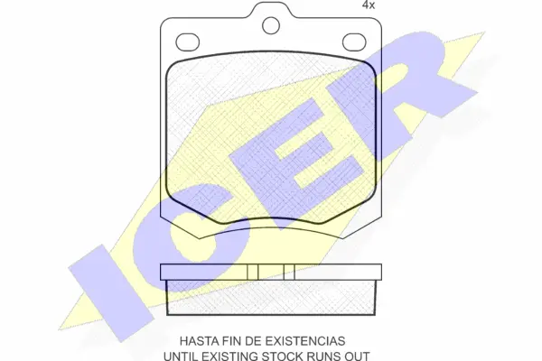Brake Pad Set, disc brake (180110)