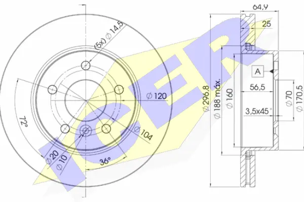 Brake Disc (78BD2817-2)