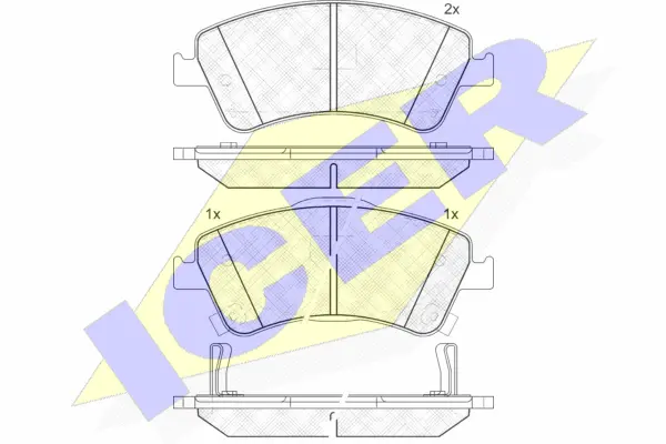 Brake Pad Set, disc brake (181871)