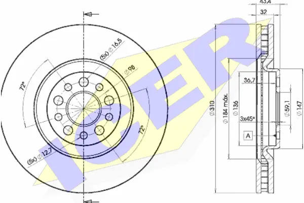 Brake Disc (78BD4684-2)