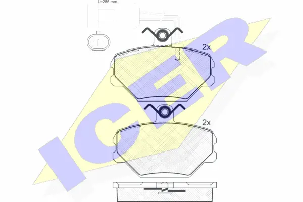 Brake Pad Set, disc brake (181127)