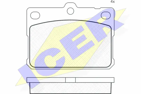 Brake Pad Set, disc brake (180164)