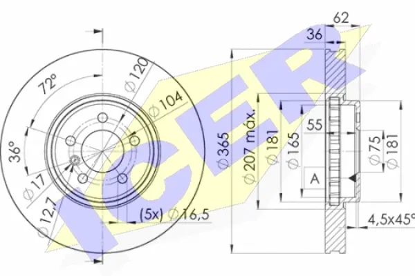 Brake Disc (78BD1982-1)
