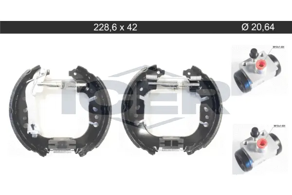Brake Shoe Set (79KT0122 C)