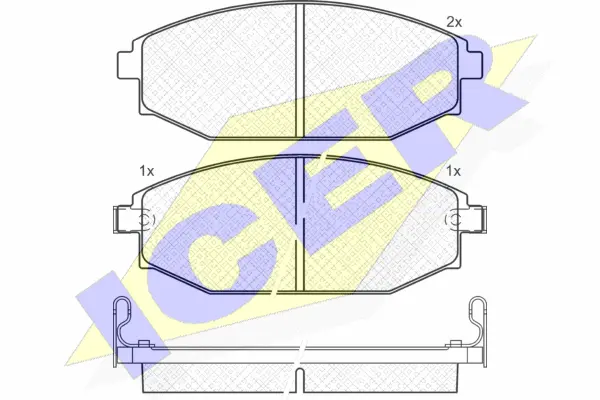 Brake Pad Set, disc brake (141272)
