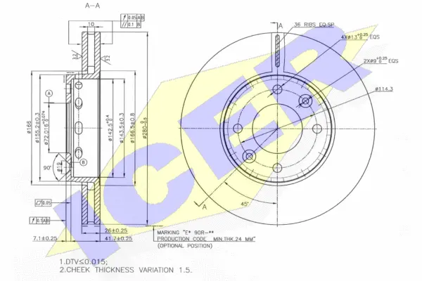 Brake Disc (78BD0021-2)