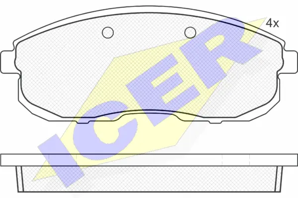 Brake Pad Set, disc brake (181100)