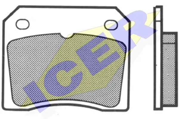 Brake Pad Set, disc brake (180043)