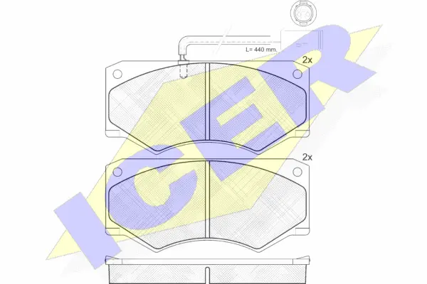 Brake Pad Set, disc brake (140731)