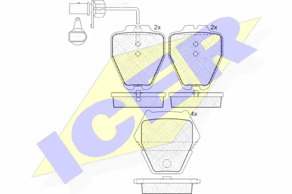 Brake Pad Set, disc brake (181571)