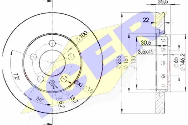 Brake Disc (78BD5602-2)