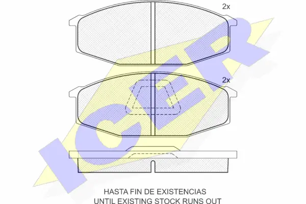 Brake Pad Set, disc brake (140441)