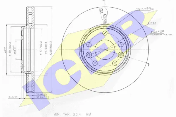 Brake Disc (78BD4668-2)