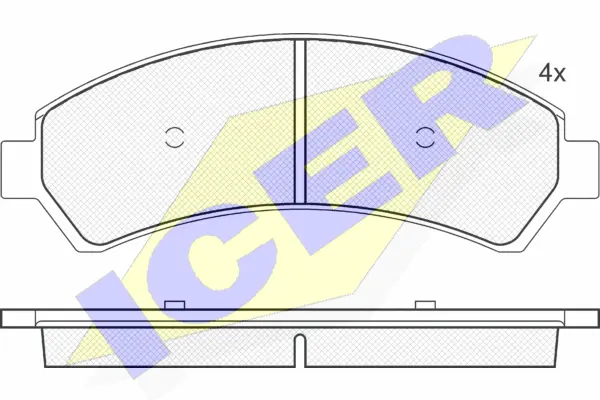 Brake Pad Set, disc brake (181410)